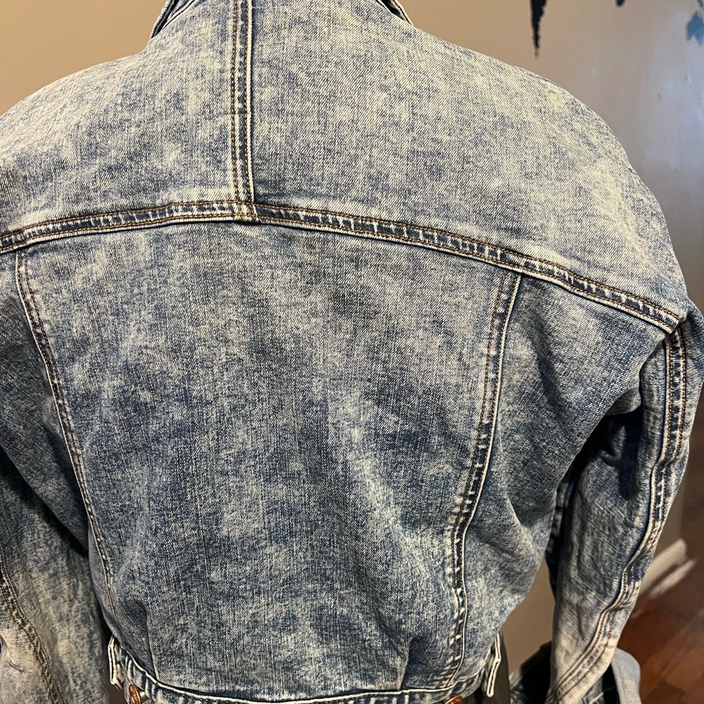 Cropped Denim Jacket - image 2